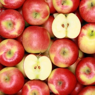 Apple background Stock Photos