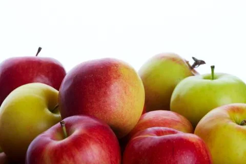 Apple background Stock Photos