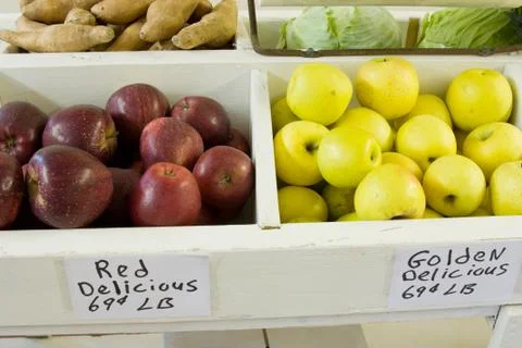 Apple bins Fotos de archivo