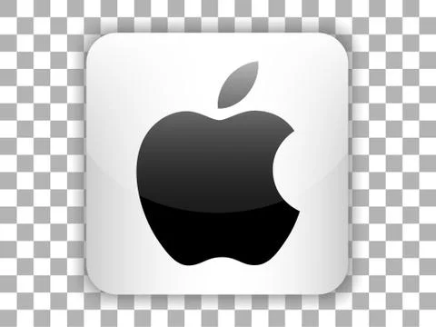 Apple black icon  Stock Illustration