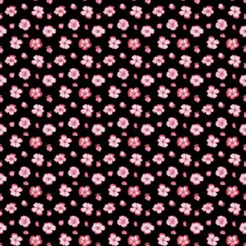 Apple blossom pattern Stock Illustration