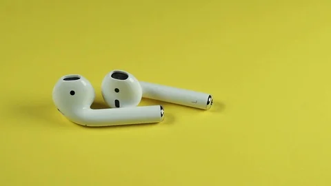 Apple Bluetooth Airpods Stock Footage 103837404
