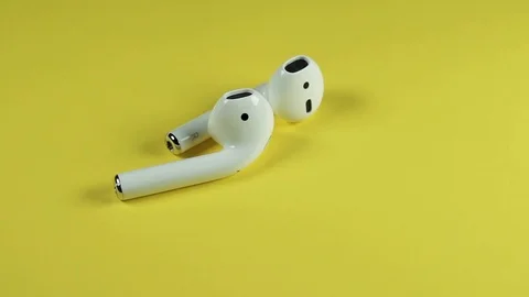 Apple Bluetooth Airpods Stock Footage 103837406