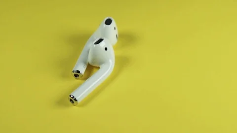Apple Bluetooth Airpods Stock Footage 103837429