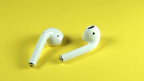 Apple Bluetooth Airpods Stock Footage 103837484