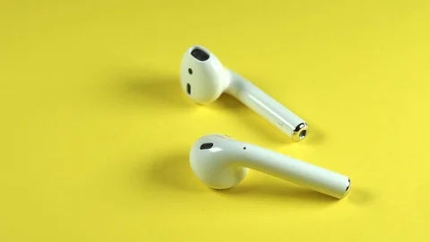 Apple Bluetooth Airpods Stock Footage 103837486