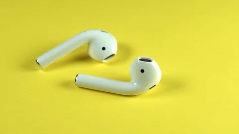 Apple Bluetooth Airpods Stock Footage 103837554