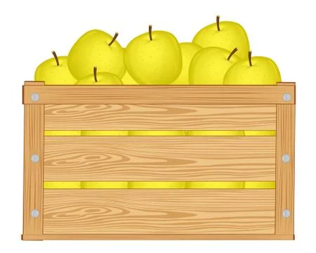 Apple Box Stock Illustration