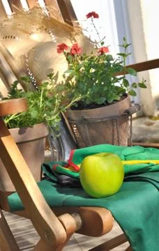 Apple for a break Stock Photos