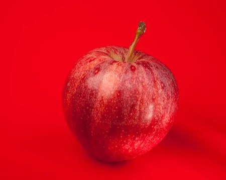 Apple bright background Stock Photos