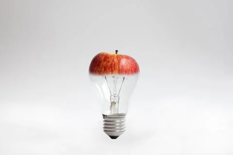 Apple bulb 写真素材