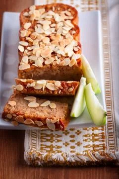 Apple Cake with Cinnamon Stock Photos