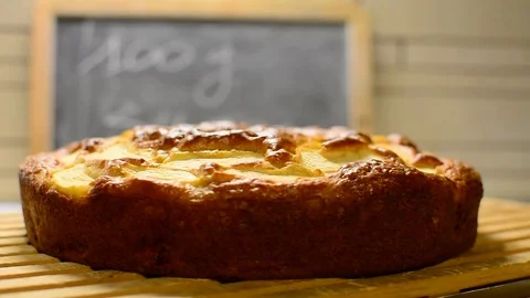 Apple cake Stock Footage 83074192