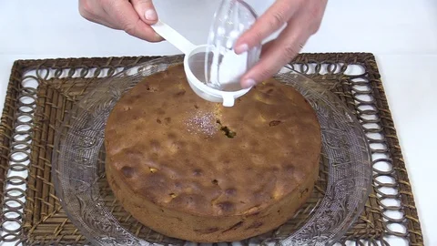 Apple cake Stock Footage 109424758