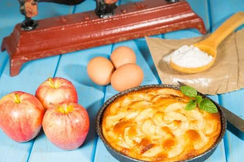 Apple cake Stock-Fotos