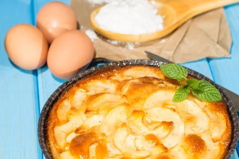 Apple cake Stock Photos