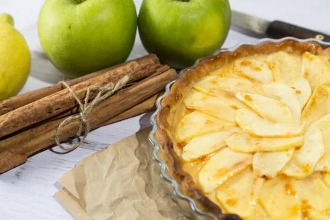 Apple cake Stock Photos