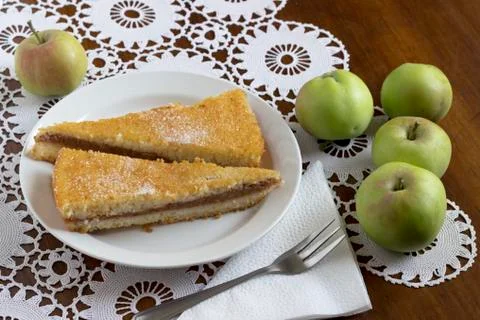 Apple cake Stock Photos