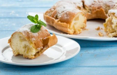 Apple cake Stock Photos