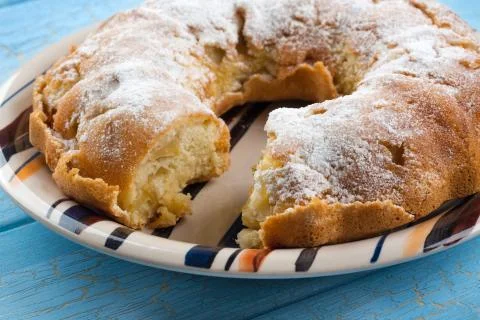 Apple cake Stock Photos