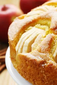 Apple Cake Stock Photos