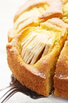 Apple Cake Stock Photos