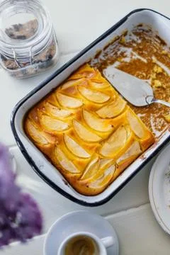 Apple cake Stock Photos
