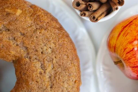 Apple Cake Stock Photos