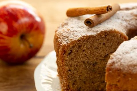 Apple Cake Stock Photos