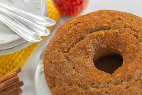 Apple Cake Stock Photos