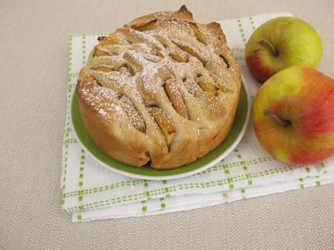 Apple cake Pull-Apart-Bread Stock Photos