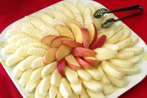 Apple for catering Stock Photos