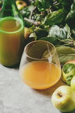 Apple cider drink Stock Photos