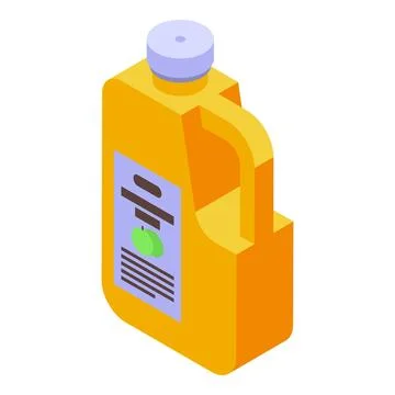 Apple cider splash fruit icon isometric vector. Cocktail alcohol Stock Illustration