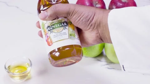 Apple Cider Vinegar Stock Footage 131569003