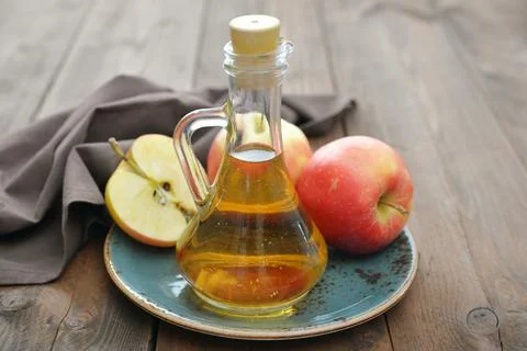 Apple cider vinegar Foto stock