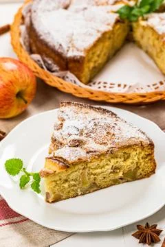 Apple Cinnamon Cake 스톡 사진