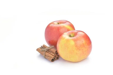 Apple with cinnamon Stock Photos