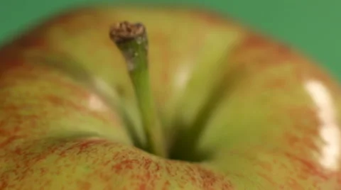 Apple close up in studio Stock Footage 62016971