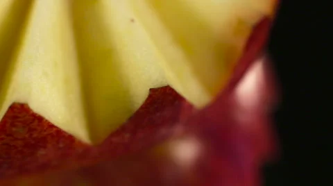 Apple close up in studio Stock Footage 62017058