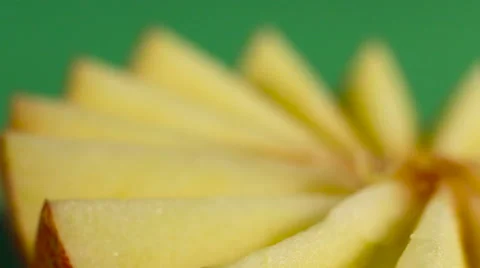 Apple close up in studio Stock Footage 62017170