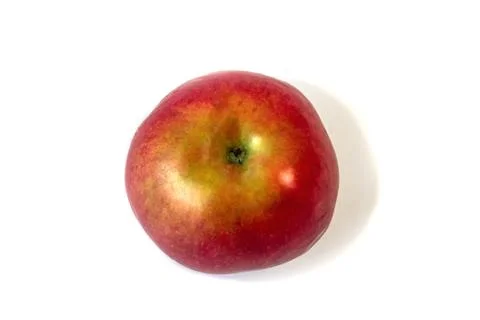 Apple closeup isolate on a white background Stock Photos