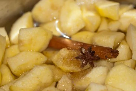 Apple compote Stock Photos