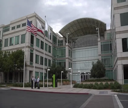Apple Computer Headquarters 库存影片 25964105