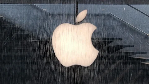 Apple Computer Store, Liberty Square, Milan, Italy Stock Footage 121648041