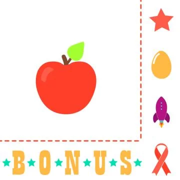 Apple computer symbol Stock Illustration