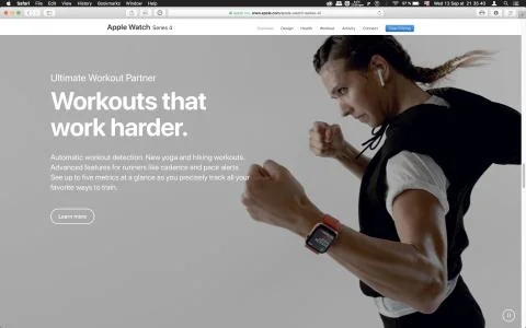 Apple Computers launch Apple Watch Series 4 Stock Photos