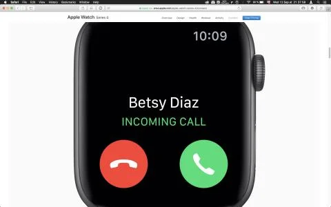 Apple Computers launch Apple Watch Series 4 Stock Photos