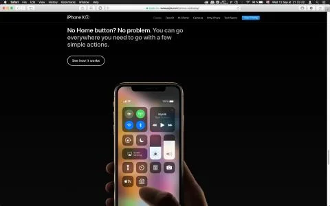 Apple Computers launch iPhone XS withtout home button Stock Photos