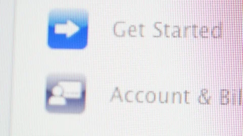 Apple Computers new computer iMac with iTunes get started account Stock Footage 99138271